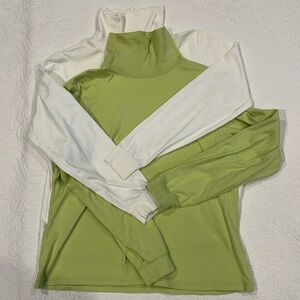 LL Bean turtlenecks, size Large. Set of 2, 100% Pima cotton.